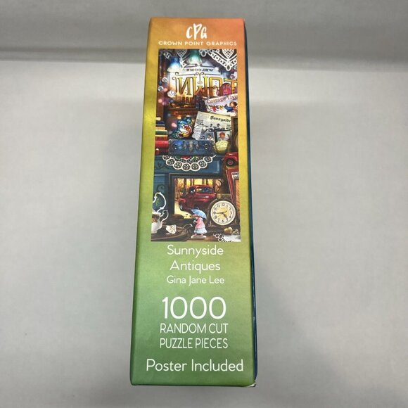 Crown Point Graphics Sunnyside Antiques 1000 Piece Jigsaw Puzzle By Gina Lee - Picture 3 of 6